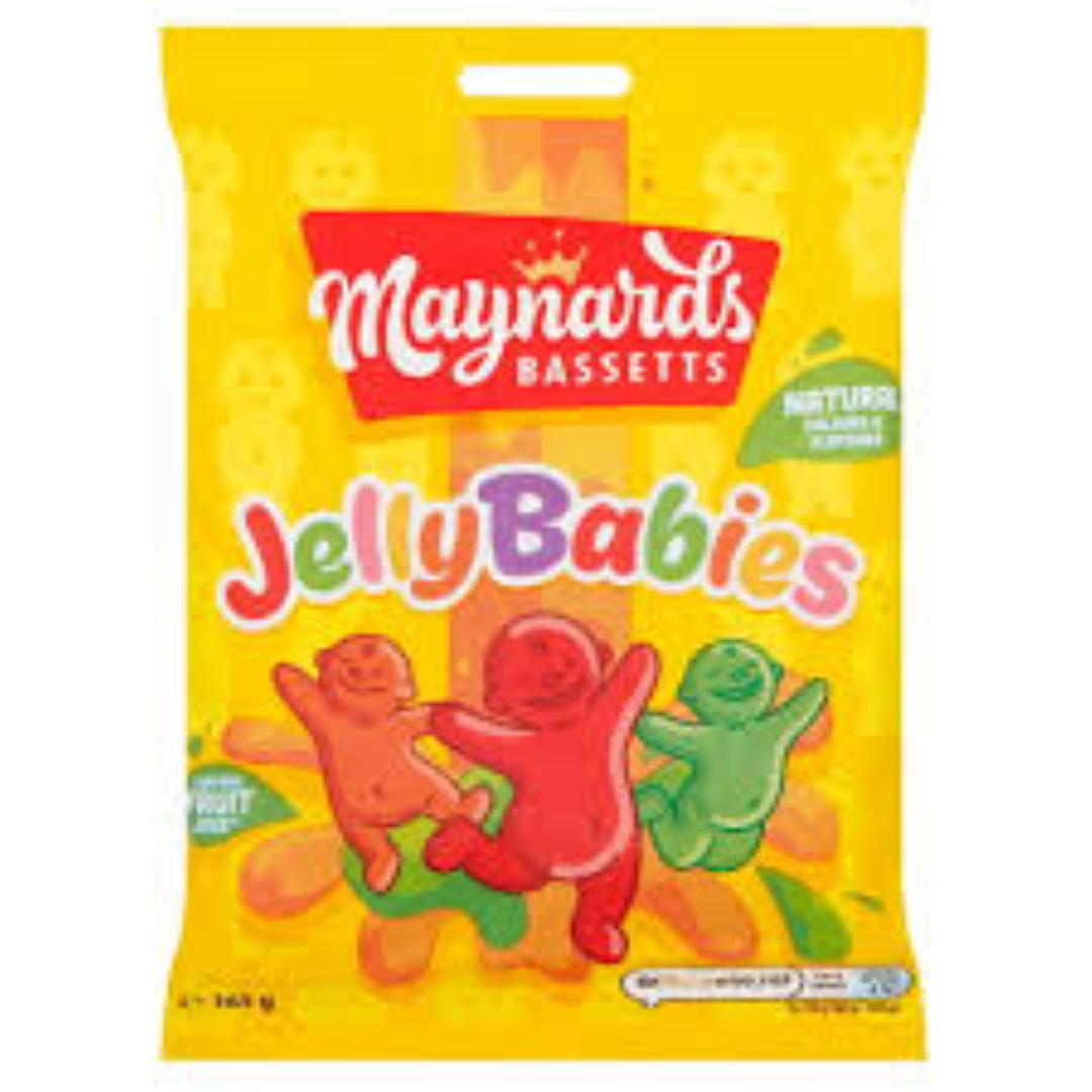 MAYNARDS BASSETTS JELLY BABIES 165G